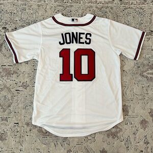 Nike Atlanta Braves Chipper Jones #10 White Jersey MLB Men’s Size: M